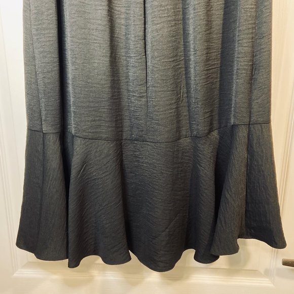 Vince Camuto Black Skirt w/ Ruffle Hem, Size Small - Picture 5 of 8